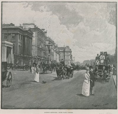 Hyde Park Corner, London von English School