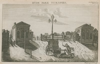Hyde Park Turnpike, Hyde Park Corner, London von English School