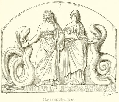 Hygieia und Aesculapius von English School