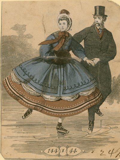 Eislaufpaar von English School