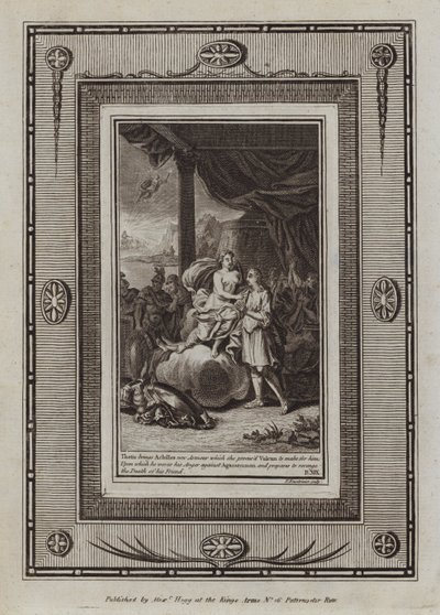 Illustration zur Ilias von Homer von English School