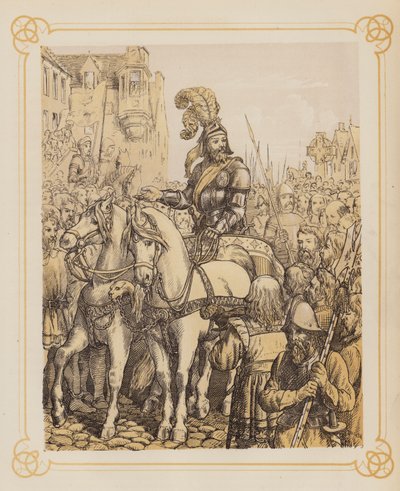 Illustration für John Bunyans Heiliger Krieg von English School