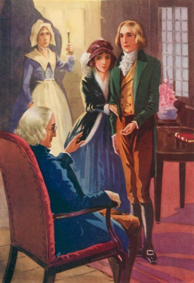 Illustration für John Halifax Gentleman von Dinah Maria Mulock von English School