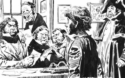 Illustration für Oliver Twist von Charles Dickens von English School