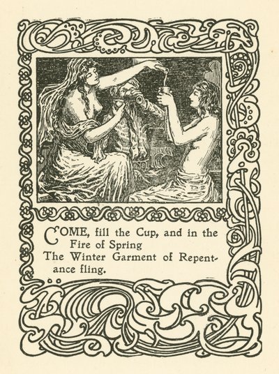 Illustration für Rubaiyat von Omar Khayyam von English School