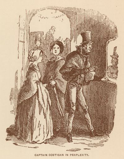 Illustration für Die Geschichte von Pendennis von Thackeray (Lithografie) von English School