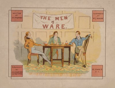Illustration für The Men of Ware, ca. 1880 (Farblithografie) von English School