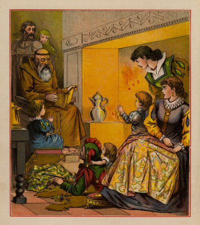 Illustration für Die fröhlichen Balladen der alten Zeit, ca. 1880 von English School