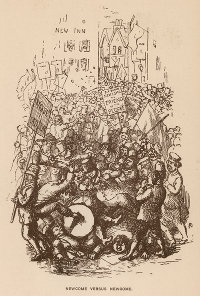 Illustration für Die Newcomes von Thackeray von English School