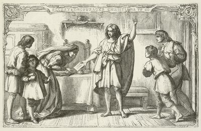 Illustration für Die Pilgerreise von John Bunyan von English School