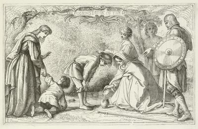 Illustration für Die Pilgerreise von John Bunyan von English School