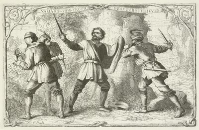 Illustration für Die Pilgerreise von John Bunyan von English School