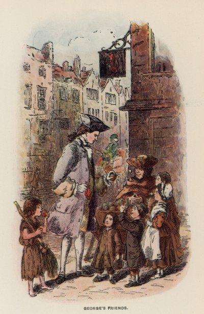 Illustration für Die Virginians von Thackeray von English School