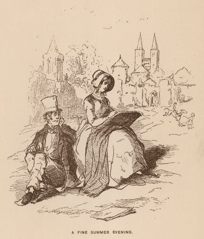 Illustration für Jahrmarkt der Eitelkeiten von Thackeray von English School