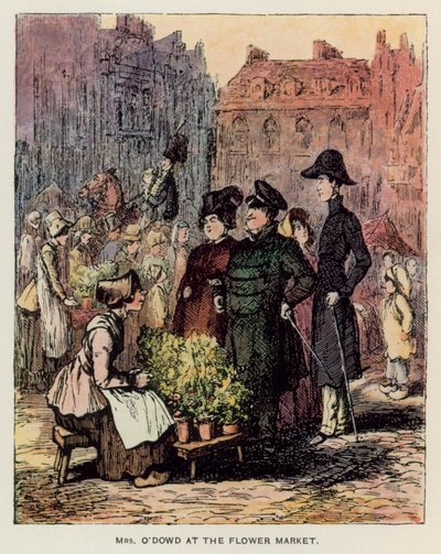 Illustration für Vanity Fair von Thackeray von English School