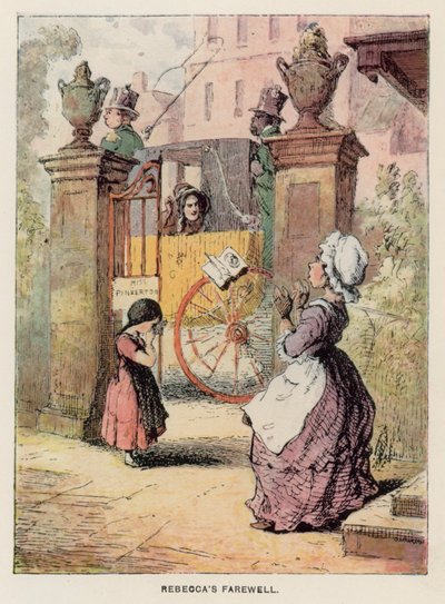 Illustration für Vanity Fair von Thackeray von English School