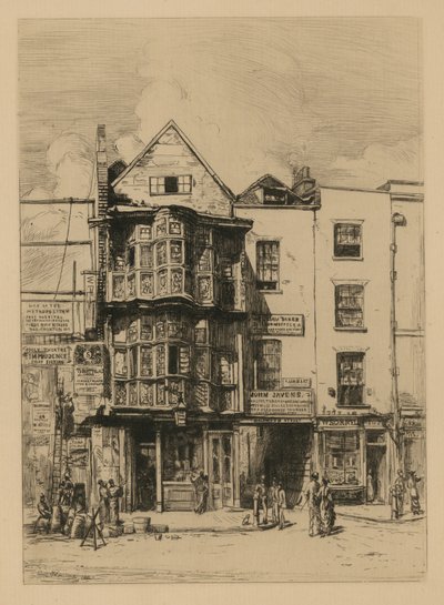 Illustration des Sir Paul Pindar Stout House von English School