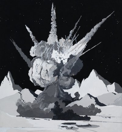 Illustration zu einer Geschichte von Arthur C. Clarke von English School