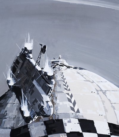 Illustration zur Geschichte von Arthur C. Clarke von English School