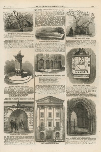 Illustrationen von Temple von English School