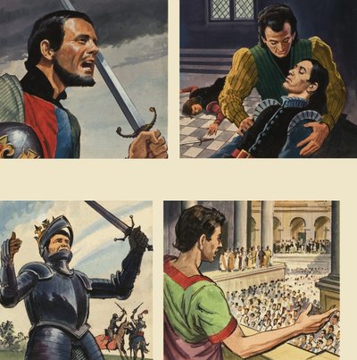 Bilder aus Shakespeare von English School