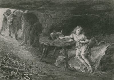 Imogen in der Höhle, Cymbeline von English School