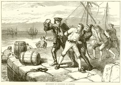 Zwangsrekrutierung von Bostonern durch Knowles von English School