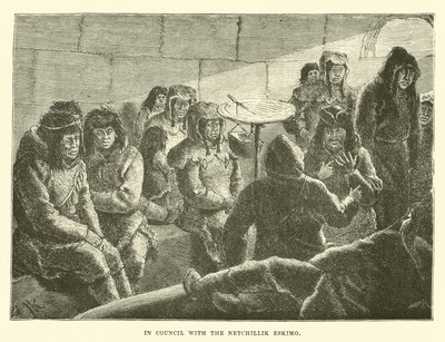 Im Rat mit den Netchillik-Eskimos von English School