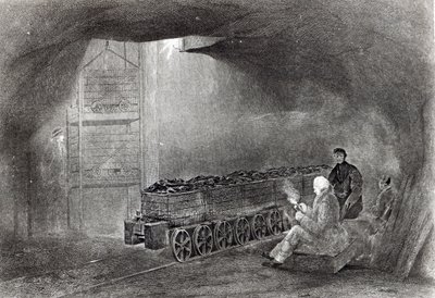 Im Kohlebergwerk, Illustration aus 