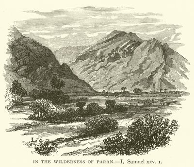 In der Wüste von Paran (I, Samuel, xxv) von English School