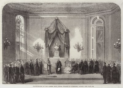 Einweihung der Albert Hall, Royal College of Surgeons, Dublin von English School