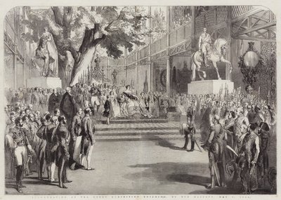 Einweihung des Großen Ausstellungsgebäudes durch Ihre Majestät von English School