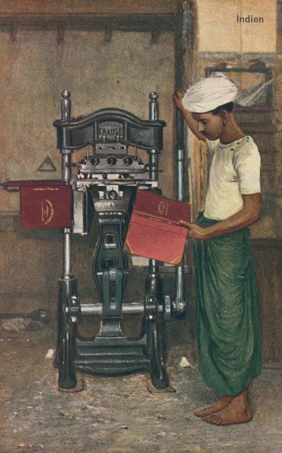 Indischer Maschinenbediener von English School