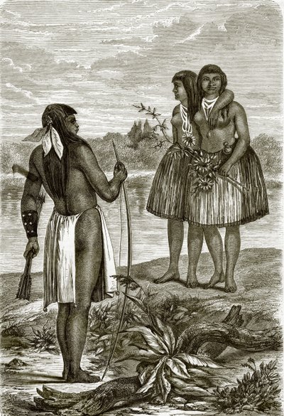 Indianer des Rio Colorado von English School