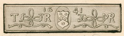 Inschrift auf dem White Conduit House, Islington, London von English School