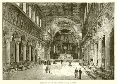 Innenraum von San Apollinare Nuovo, Ravenna von English School