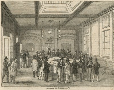 Innenansicht von Tattersalls von English School