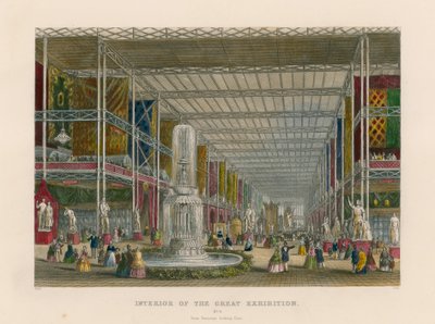 Innenansicht der Großen Ausstellung, vom Transept nach Osten blickend von English School