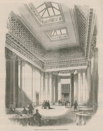 Innenansicht der Hall of Commerce von English School