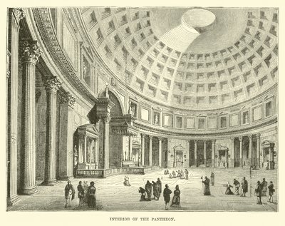 Innenraum des Pantheon von English School