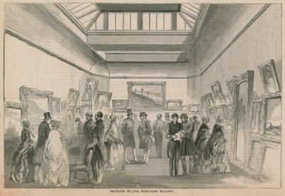 Innenraum der Portland Galerie von English School
