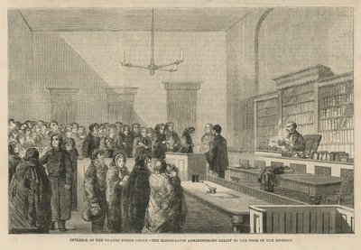 Innenansicht des Thames Polizeigerichts von English School