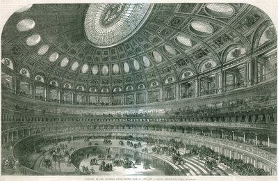 Innenansicht des vorgeschlagenen Royal Albert Hall von English School