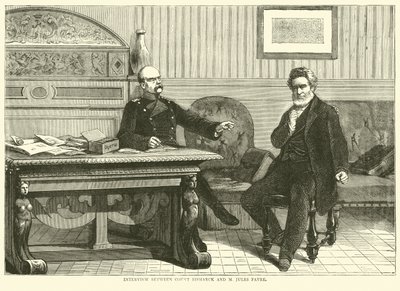 Interview zwischen Graf Bismarck und M. Jules Favre, September 1870 von English School