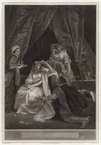 Interview zwischen Königin Elizabeth und dem Earl von Essex von English School