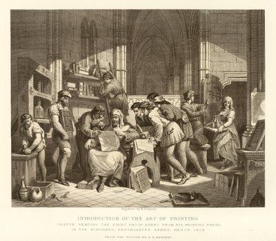Einführung der Druckkunst von English School