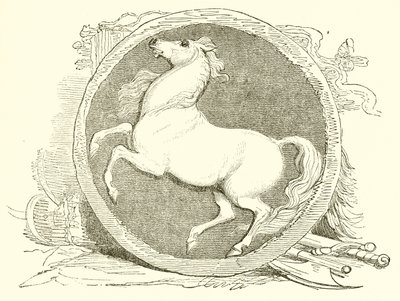 Invicta, das sächsische Emblem von Kent von English School
