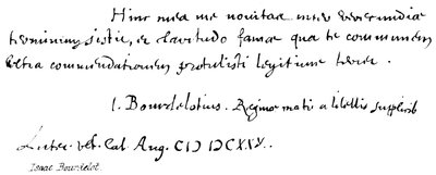 Isaac Bourdelot von English School
