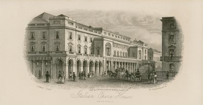 Italienisches Opernhaus, Haymarket, London von English School