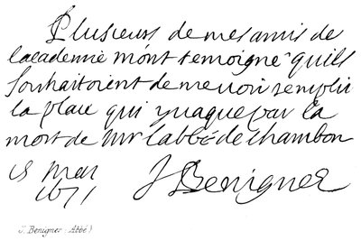 J Benigner, Abt von English School